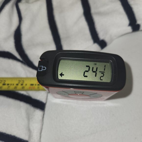 D&Co. Beach Womens L Striped Hooded Long-Sleeve Pullover Top White & Navy 2438 - Picture 5 of 7